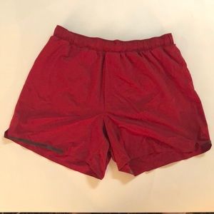 Lululemon Athletica Men’s Shorts. Red, lined